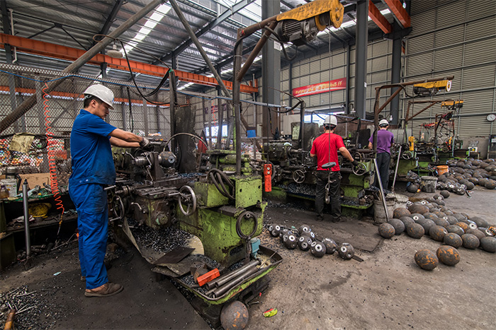 徐州网架配件车间